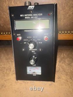 MFJ-247 Ham Radio HF VHF swr Antenna meter Analyzer Frequency Counter cb ssb