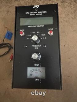 MFJ-247 Ham Radio HF VHF swr Antenna meter Analyzer Frequency Counter cb ssb
