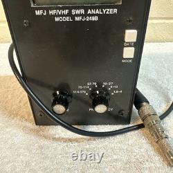 MFJ 249 HF VHF SWR ANALYZER Comes With Antenna Cord Only