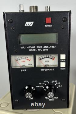 MFJ-259B HF/VHF SWR Analyzer Antenna Analyzer RF Impedance Meter -Ham Radio