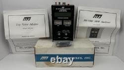 MFJ-259 HF VHF SWR Antenna Analyzer MFJ-66 Dip Meter Adapter Ham Radio UNTESTED