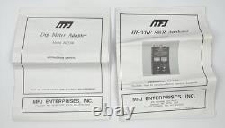 MFJ-259 HF VHF SWR Antenna Analyzer MFJ-66 Dip Meter Adapter Ham Radio UNTESTED