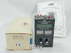 MFJ-259 Ham Radio 1.8-170MHz HF/VHF SWR Antenna Analyzer with Box + Manual