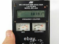 MFJ-259 Ham Radio HF VHF SWR Antenna Analyzer 1.8-170MHz (works great)