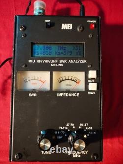MFJ-269 Antenna Analyzer HF VHF UHF Ham Works AS-IS No Returns