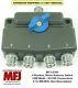 MFJ-2704, 4 Position Antenna Switch, DC- 900 MHz, 1.5 KW Gold Plated Contacts