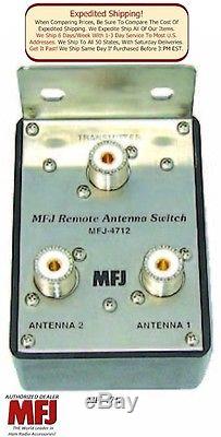 MFJ 4712 2-Position Remote Antenna Switch & MFJ-4712RC Remote Control & U-bolt