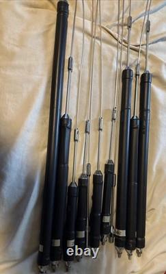 MFJ 8 Band Compact Vertical Antenna HF/VHF/UHF 2M thru 80m Black READ