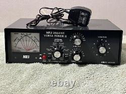 MFJ-948 Ham Radio Deluxe Versa Tuner II Antenna Tuner With ICOM AC Power Supply