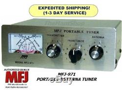 MFJ-971 Antenna Tuner With Cross Needle Power & SWR Meter, 1.8-30 MHz, 200W