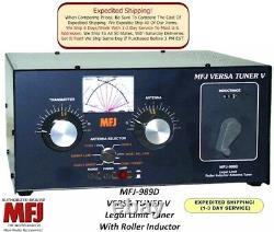 MFJ-989D Legal Limit 1.8-30 MHz Antenna Tuner 1500 Watts Includes MARS/WARC band