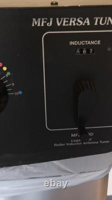 MFJ MFJ-989D Manual HF Antenna Tuner Roller Inductor Ham Radio