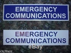 Magnetic Emergency Communications Sign ARES SkyWarn Ham Radio Races EMA FEMA