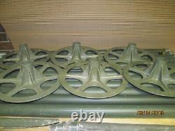 Military Camouflage Net Support System Aluminum Antenna Mast Poles 4' Ribbed