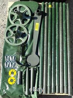 Military Used 4' Fiberglass Antenna Tower Mast Section Economy Mast Kit