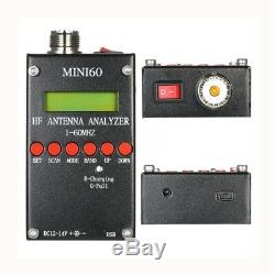 Mini60 1-60MHz HF SWR Antenna Analyzer Meter For Ham Radio Hobbists V0T5 X2D7
