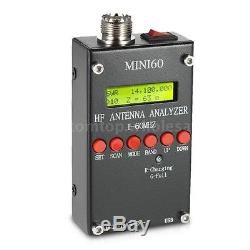 Mini60 Antenna Analyzer Meter 1-60MHz SARK100 HF ANT SWR for Ham Radio Hobbists