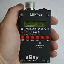Mini60 SARK100 HF ANT SWR Antenna Analyzer Meter 1-60Mhz For Ham Radio