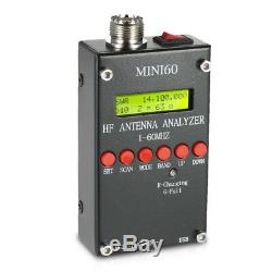 Mini60 Sark100 HF ANT SWR Antenna Analyzer Meter For Ham Radio Hobbists G2K5