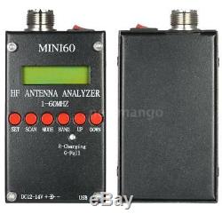 Mini 60 SARK100 AD9851 ANT SWR Antenna Analyzer Meter for Ham Radio Hobbyist