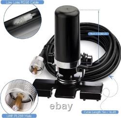 Mobile Car Truck Ham Radio Antenna Kit 16ft Cable