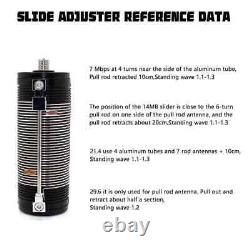 Multi Band HF Shortwave GP Outdoor Slide Regulator Antenna QRP For Ham Radio New