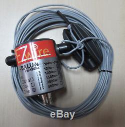 Multiband Dipol endgespeist End Fed Antenne 19 Balun EZ-Wire 10 160 L 16,2M
