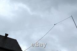 Multiband Dipol endgespeist End Fed Antenne 19 Balun EZ-Wire 10 160 L 16,2M