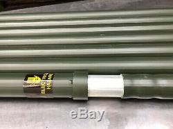 NEW -40 FEET- Antenna Tower Mast Pole-4' RIBBED ALUMINUM-LOT of 10- 4' SECTIONS