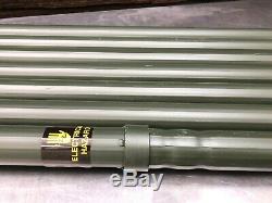 NEW -40 FEET- Antenna Tower Mast Pole-4' RIBBED ALUMINUM-LOT of 10- 4' SECTIONS