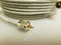 NEW ANTRON 99 CB, HAM BASE ANTENNA & 100 ft DS RG8X COAX CABLE 95% SHIELDED A99