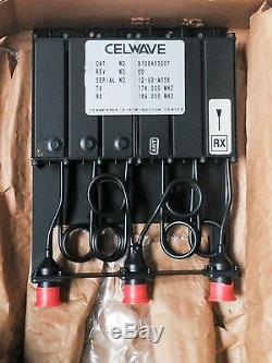 NEW CELWAVE VHF 6-Cavity (169-174 MHz) Duplexer