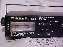 NEW Cb Ham Radio PDC5 Power SWR Meter withANTENNA TUNER My best selling Value