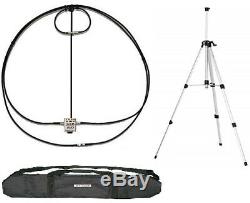 NEW Design! 100 Watt 10-40M +20W 60/80M Magnetic Alpha Loop Antenna