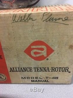 NEW OLD STOCK Alliance Tenna Rotor Model T-45 Manual Ham Radio