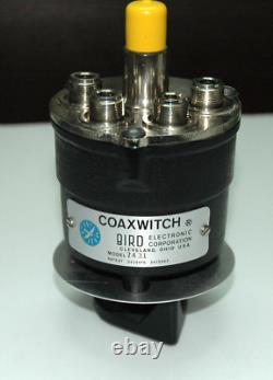 NEWithNOS/NIB -BIRD 7431 COAXIAL SWITCH- COAXWITCH 7431 SWITCH-4 POSITIONS