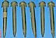 NOS 100 Heavy Duty Military Tent Stakes Antenna 60/61 Grade Aluminum 12 LG Camo