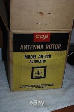 Nos Cornell Dublier Cde / Cdr Ar-22 R Antenna Rotor In Box, With Control! Nice