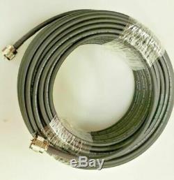 New Antron 99 Cb, Ham Base Antenna & 100' Double Shield Black Rg8x Coax Cable