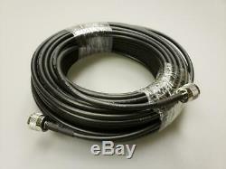 New Antron 99 Cb, Ham Base Antenna & 50' Lmr240 Rg8x Coax Cable 95% Shielded A99