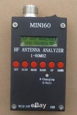 New Mini HF ANT SWR Antenna Analyzer Meter For Ham Radio Hobbists