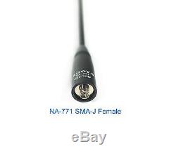 New Nagoya NA-771 SMA-Female Dual Band 144/430Mhz 2.15dB 10W Antenna HT/Scanner