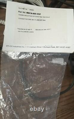 New Sti-Co 136-174Mhz VHF Covert Interior Rear Window Deck Antenna RDCA-SB-VHF