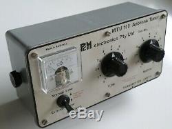 Nice Pcm Australia Mtu-100 Antenna Tuner Atu For Hf Ham Radio Transceiver, Rare