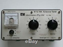 Nice Pcm Australia Mtu-100 Antenna Tuner Atu For Hf Ham Radio Transceiver, Rare
