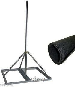 Non-Penetrating Antenna Mast Roof Mount & 2 x 94 Mast + Roof Mat EZ NP-94-200