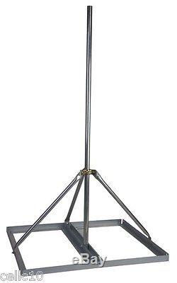 Non-Penetrating Antenna Mast Roof Mount with 2 x 60 Mast EZ NP-60-200