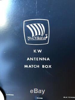 Nye Viking KW Matchbox Antenna Tuner Scarce Ham Radio