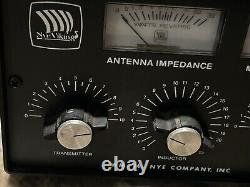 Nye Viking MB-I-02 Antenna Tuner VINTAGE HAM Radio Transmitter Nye Company Teste