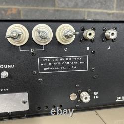 Nye Viking MB-V-A Vintage Ham Radio 3KW Antenna Tuner NOT TESTED